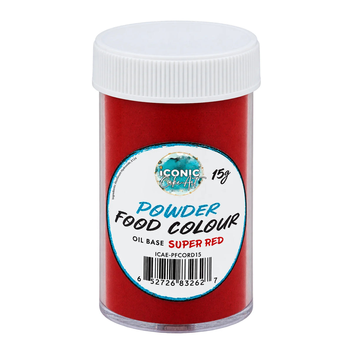 Super Red Oil Based Powder Colour 15g - Iconic Cake Art