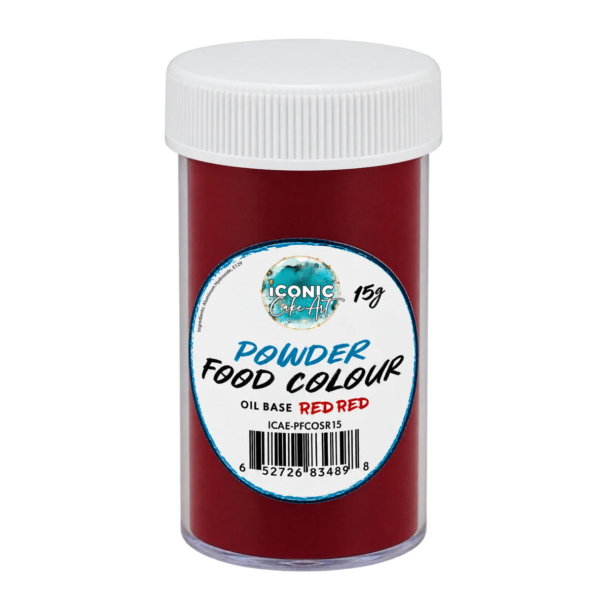 Red Oil Based Powder Colour 15g - Iconic Cake Art