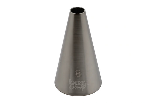 #8 Round Piping Tip - Iconic Cake Art