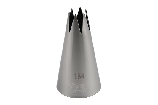 #01M Open Star Piping Tip - Iconic Cake Art