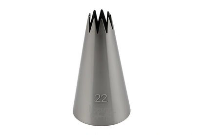 #22 Open Star Piping Tip - Iconic Cake Art