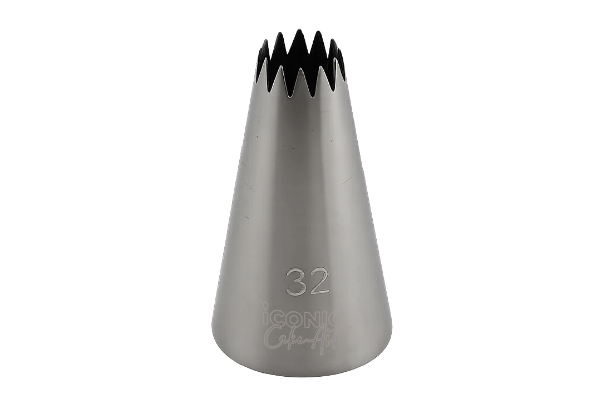 #32 Open Star Piping Tip - Iconic Cake Art