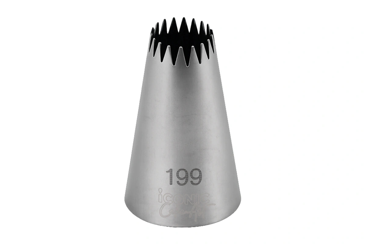 #199 Open Star Piping Tip - Iconic Cake Art