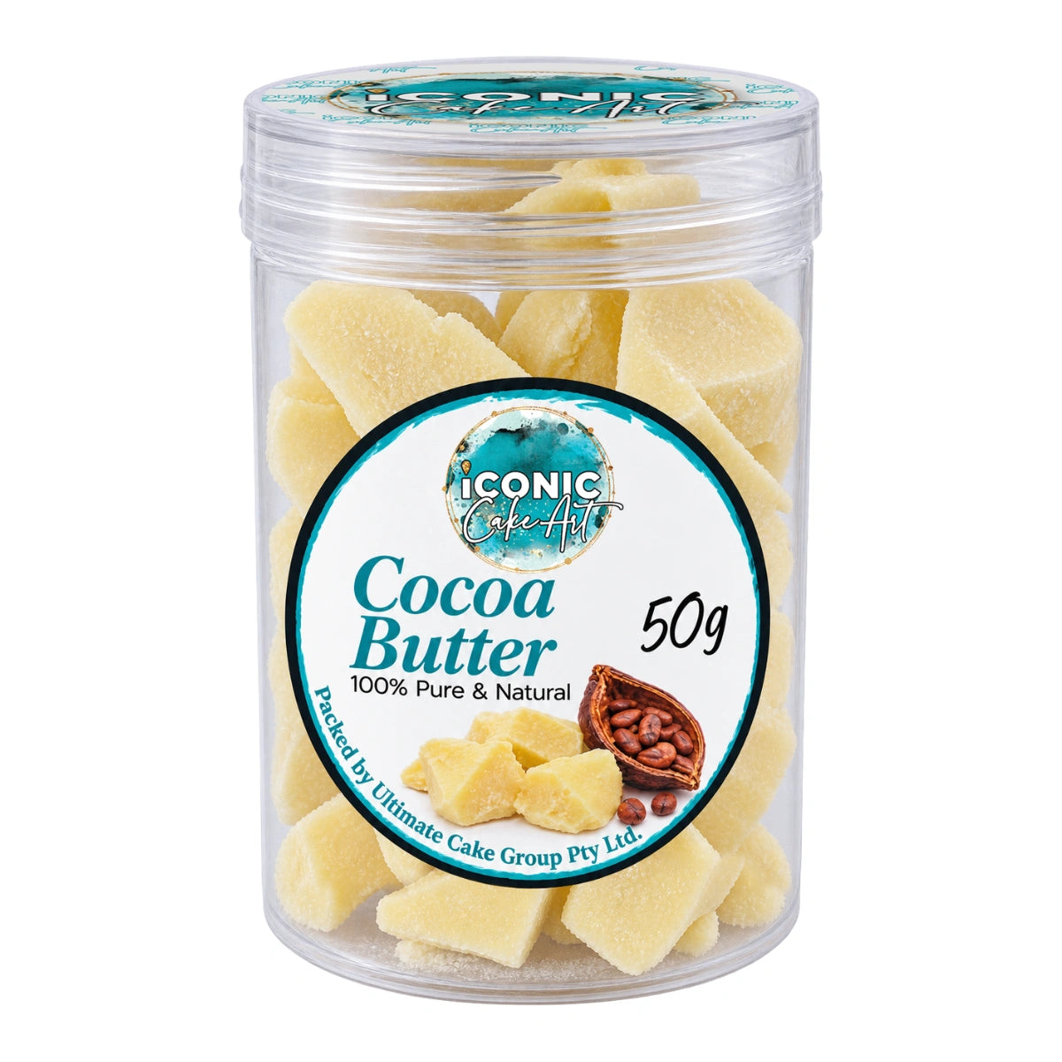 50g Cocoa Butter - Iconic Cake Art