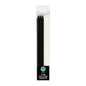 Black and White Tall Candles 12cm (12 Pack) - Iconic Cake Art
