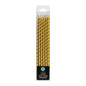 Gold Tall Spiral Candles 12cm (12 Pack) - Iconic Cake Art