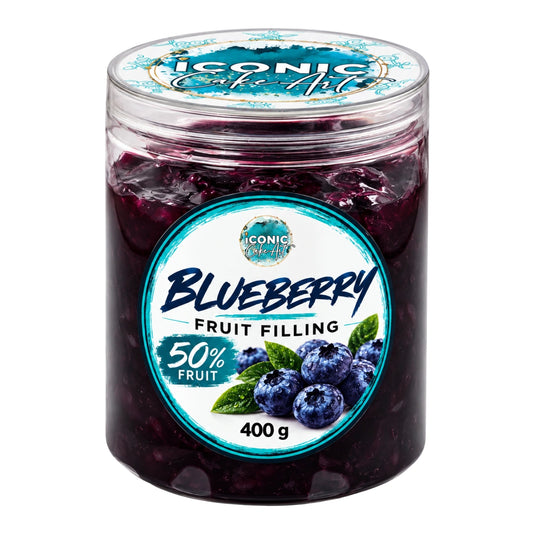 Blueberry Fruit Filling 400g - Iconic Cake Art