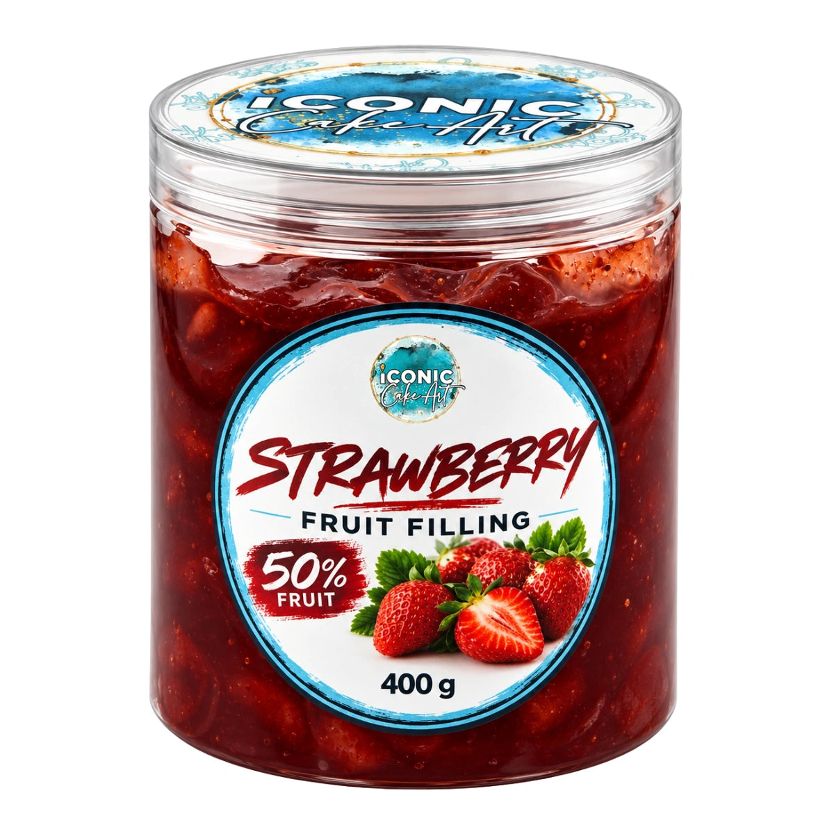 Strawberry Fruit Filling 400g - Iconic Cake Art