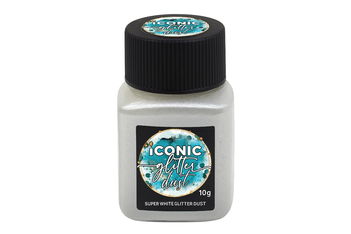White Super Dust 10g - Iconic Glitter
