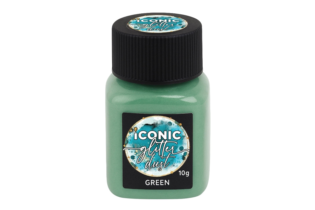 Green Lustre Dust 10g - Iconic Glitter