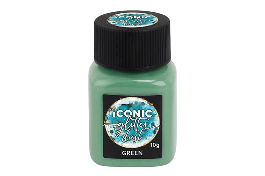 Green Lustre Dust 10g - Iconic Glitter