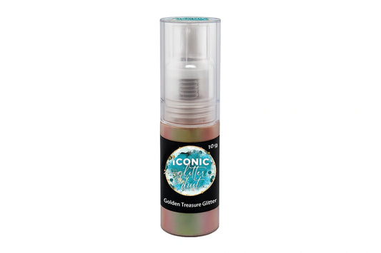 Golden Treasure Puff Dust - Iconic Glitter