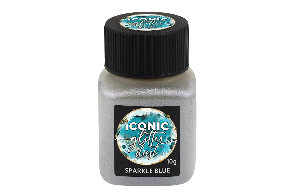 Blue Sparkle Lustre Dust 10g - Iconic Glitter