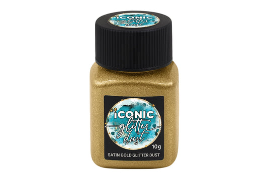 Gold Satin Dust 10g - Iconic Glitter