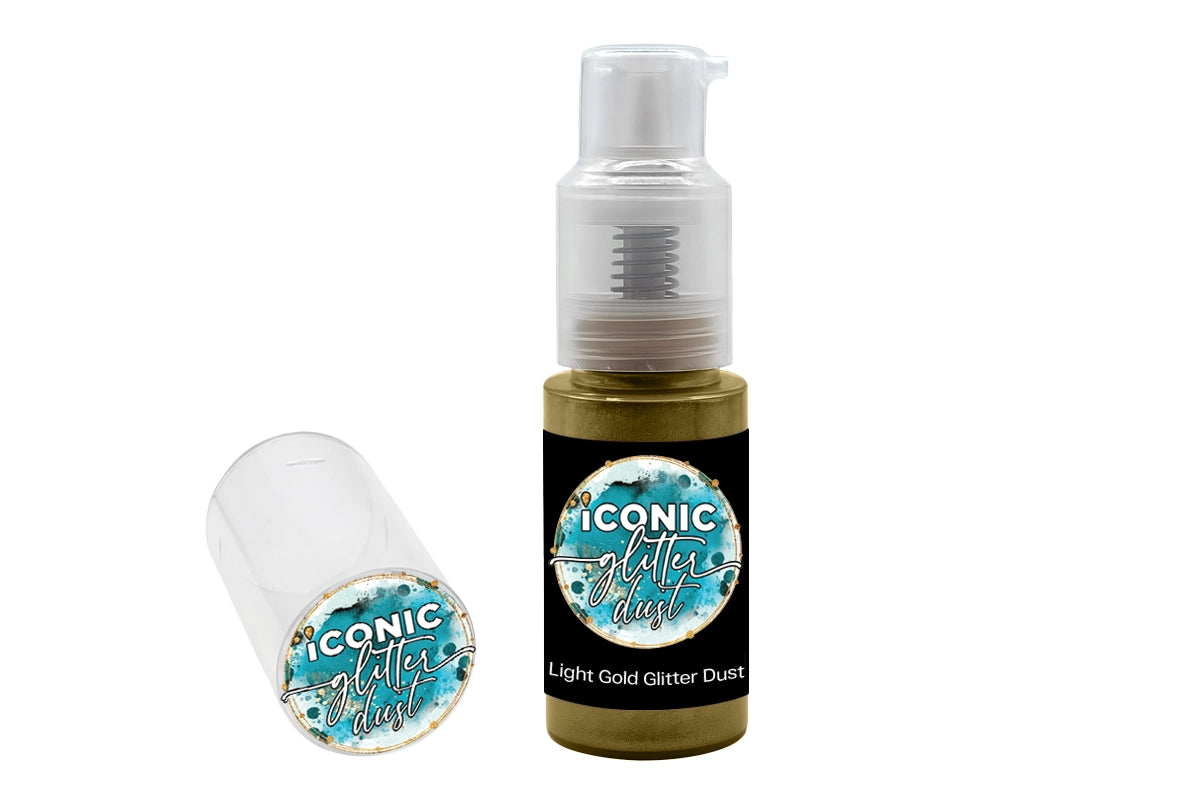 Gold Light Puff Dust 10g - Iconic Glitter