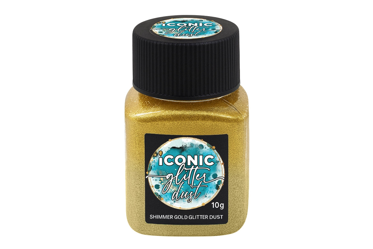 Gold Shimmer Dust 10g - Iconic Glitter