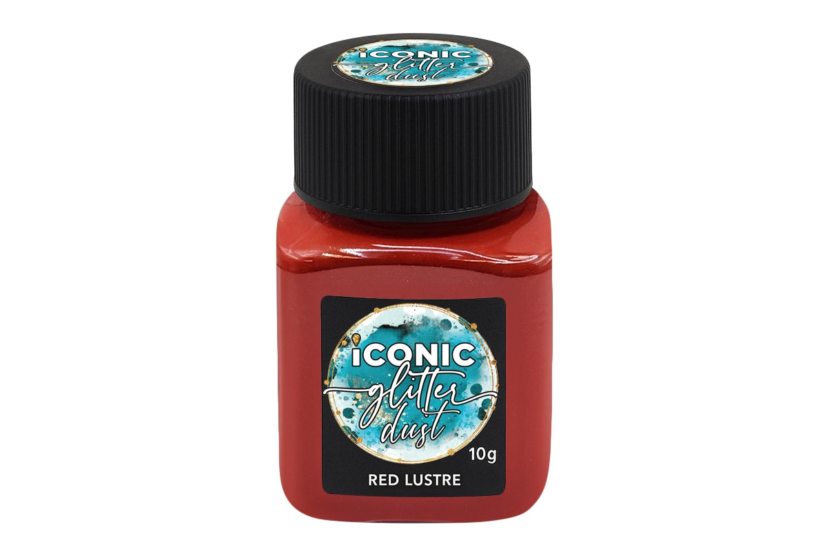 Red Lustre Dust 10g - Iconic Glitter