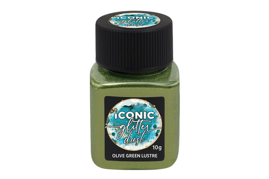 Olive Green Dust 10g - Iconic Glitter