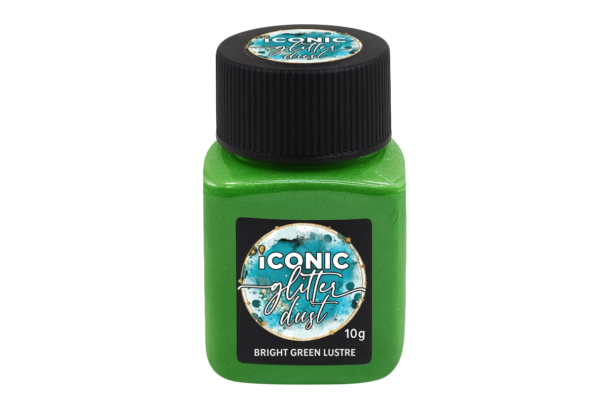 Green Bright Lustre Dust 10g - Iconic Glitter