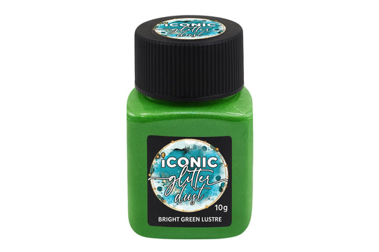 Green Bright Lustre Dust 10g - Iconic Glitter