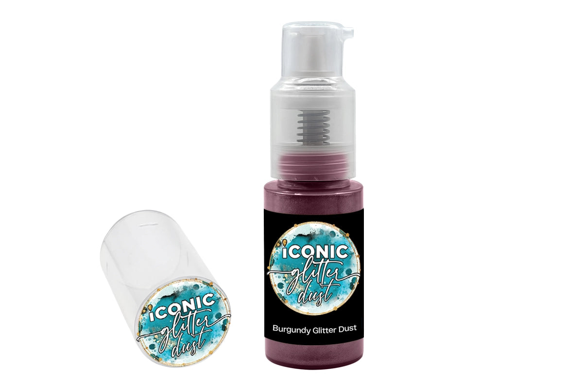 Burgandy Puff Dust 10g - Iconic Glitter