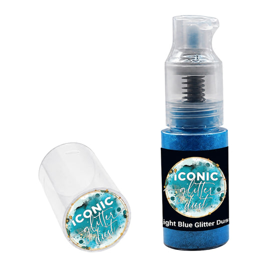 Light Blue Puff Dust 10g - Iconic Glitter