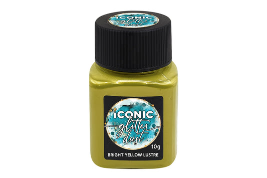 Yellow Bright Lustre Dust 10g - Iconic Glitter