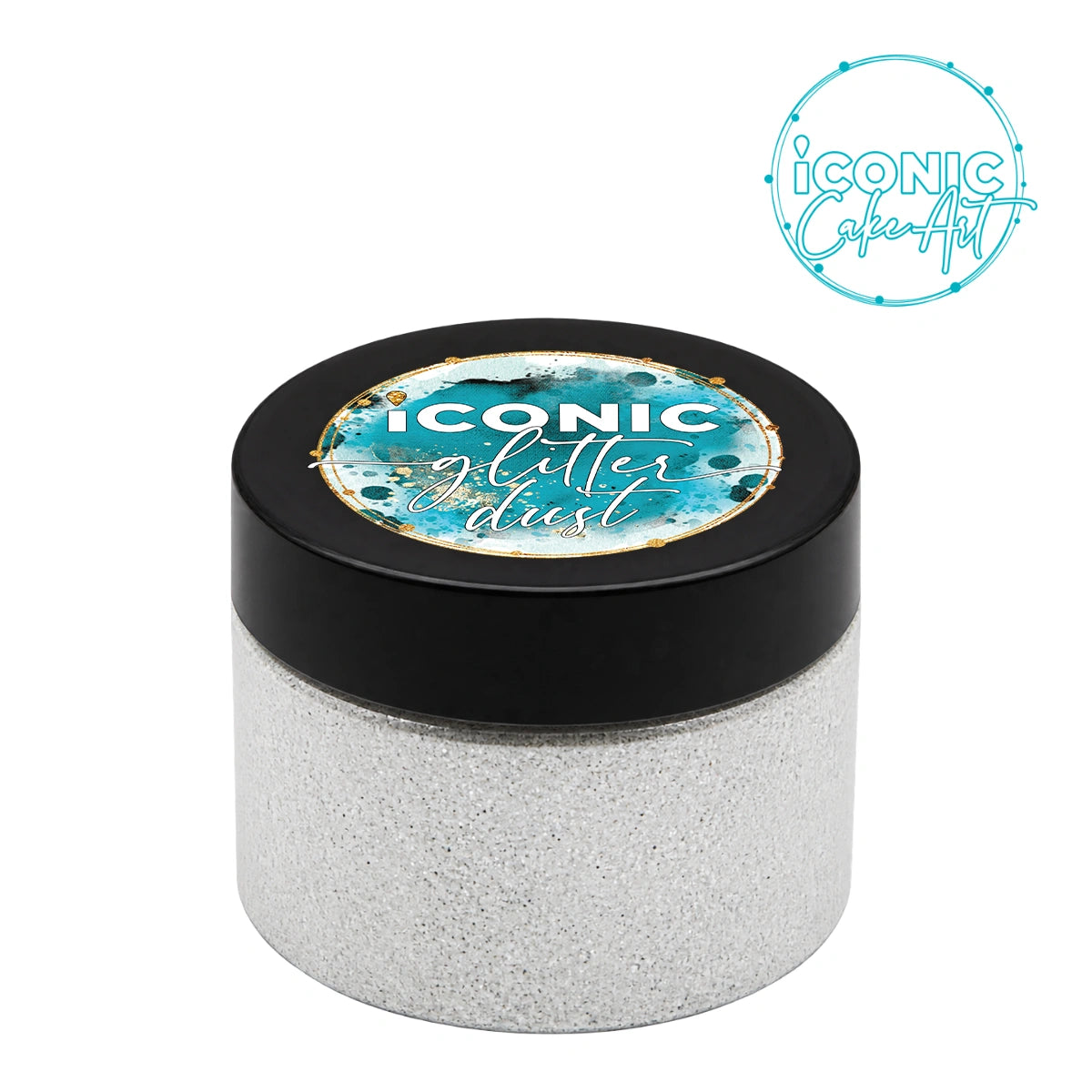 White Ultra Sparkle Dust 50g - Iconic Glitter