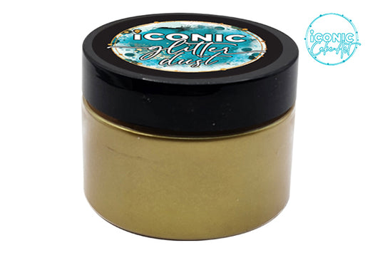 Gold Super Lustre Dust 50g - Iconic Glitter
