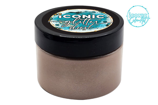 Rose Gold Lustre Dust 50g - Iconic Glitter