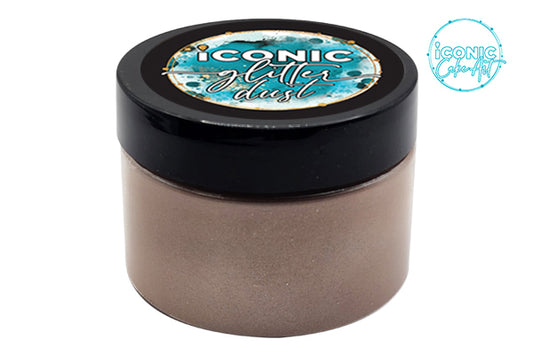 Rose Gold Lustre Dust 50g - Iconic Glitter