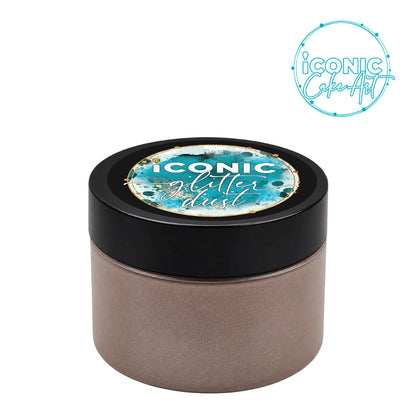 Rose Gold Lustre Dust 50g - Iconic Glitter