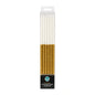 Gold Glitter Dip Candles 15cm (12 Pack) - Iconic Cake Art