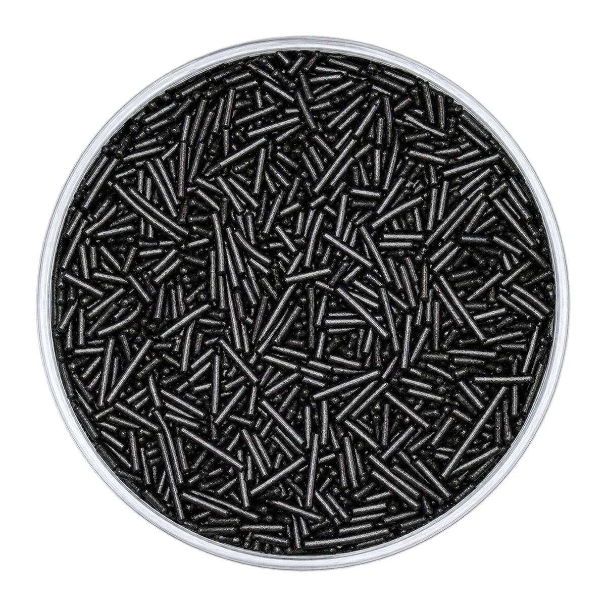 Black Pearl Jimmies 75g - Iconic Sprinkles