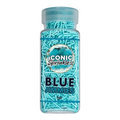 Blue Pearl Jimmies 75g - Iconic Sprinkles
