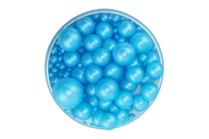 Blue Shiny Pearls 100g - Iconic Sprinkles