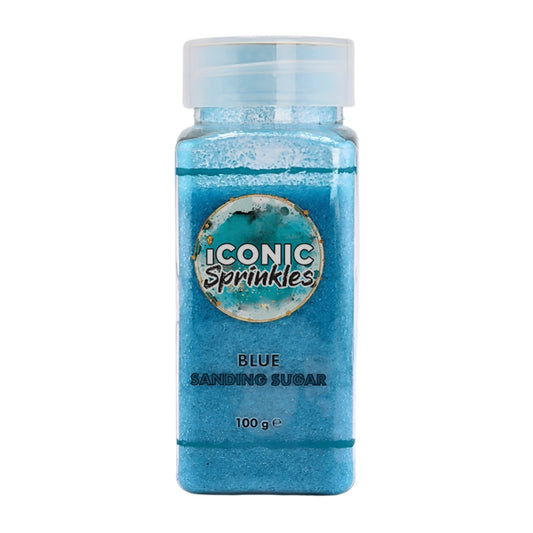 Blue Sanding Sugar 100g - Iconic Sprinkles