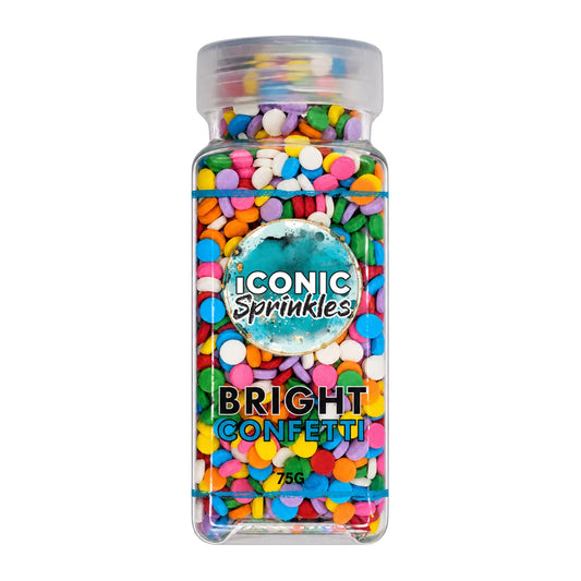 Bright Confetti 75g - Iconic Sprinkles