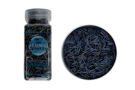 Brown Chocolate Pearl Choc Jimmies 75g - Iconic Sprinkles