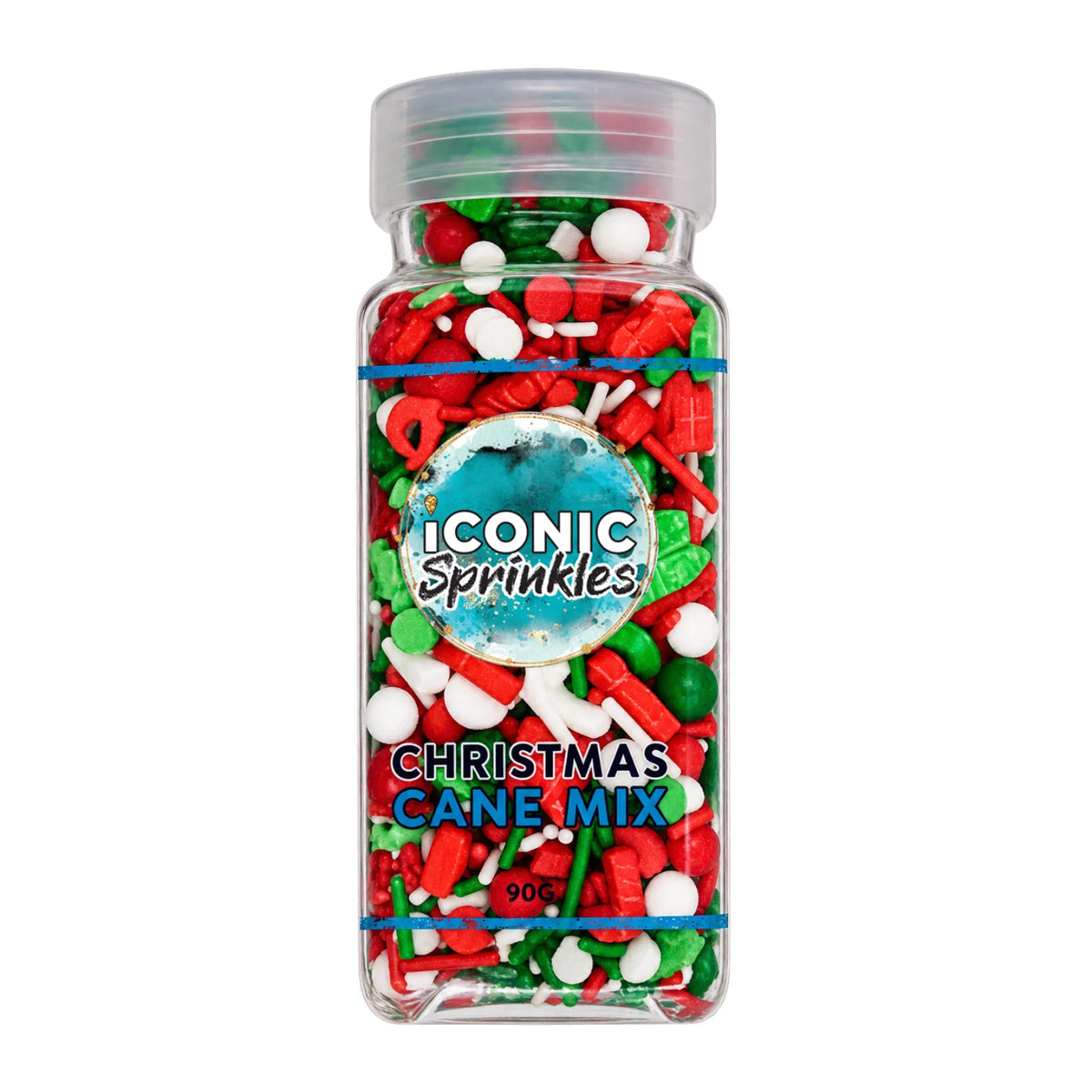 Christmas Cane Mix 90g - Iconic Sprinkles