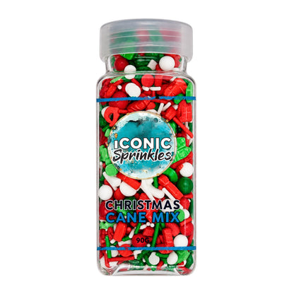 Christmas Cane Mix 90g - Iconic Sprinkles