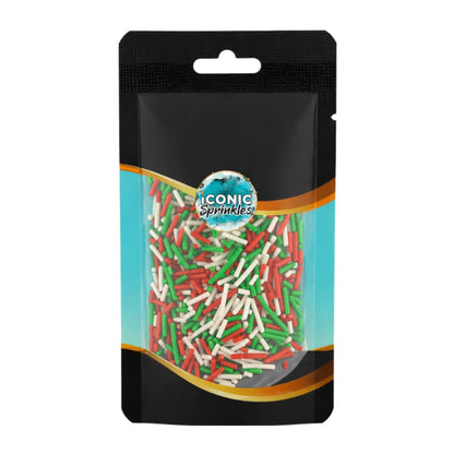 Christmas Jimmies 30g - Iconic Sprinkles