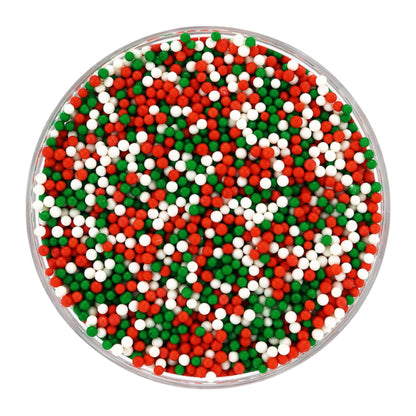Christmas Nonpareils 30g - Iconic Sprinkles