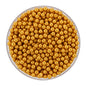Gold Pearls 4mm 100g - Iconic Sprinkles