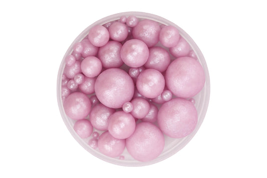 Lavender Shiny Pearls 100g - Iconic Sprinkles