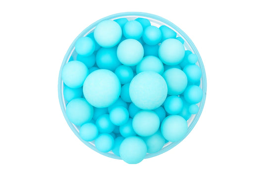 Matte Light Blue Pearls 30g - Iconic Sprinkles