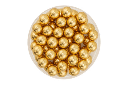 Metallic Gold 6mm Pearls 30g - Iconic Sprinkles