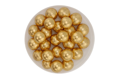 Metallic Gold 10mm Pearls 30g - Iconic Sprinkles