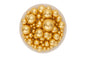 Metallic Gold Mixed Pearls 100g - Iconic Sprinkles