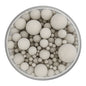 Matte Grey Pearls 100g - Iconic Sprinkles